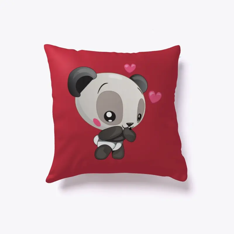 Cute panda pillow 