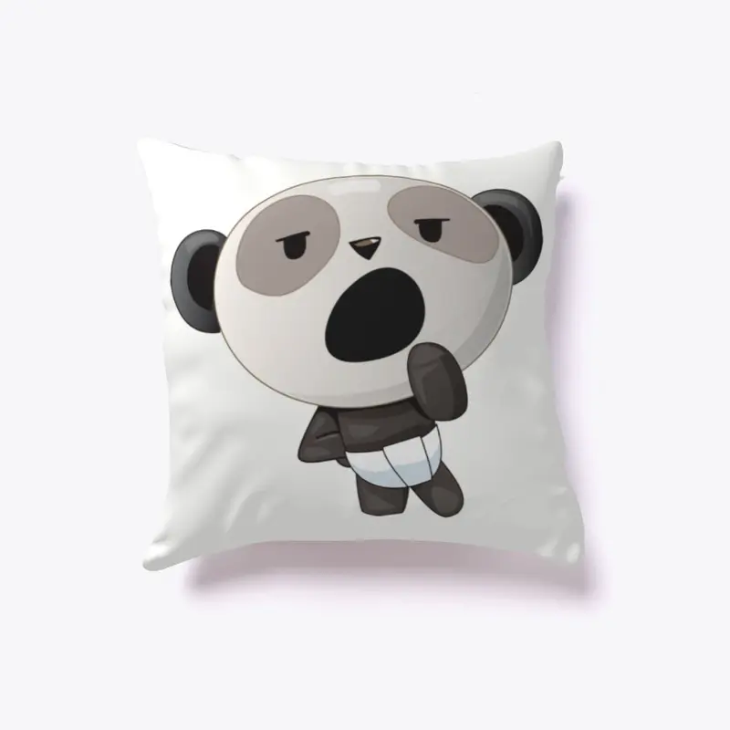 Sleepy panda pillow 